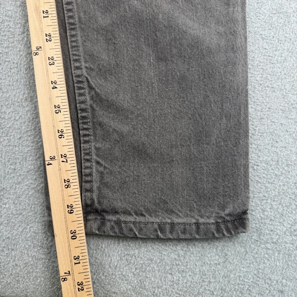 Lee Jeans Mens 36x32 Gray Regular Fit Straight Leg Denim Pants 2008979 Cotton